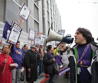 SEIU 1021 employees authorize strike as its clash with the city goes to arbitration