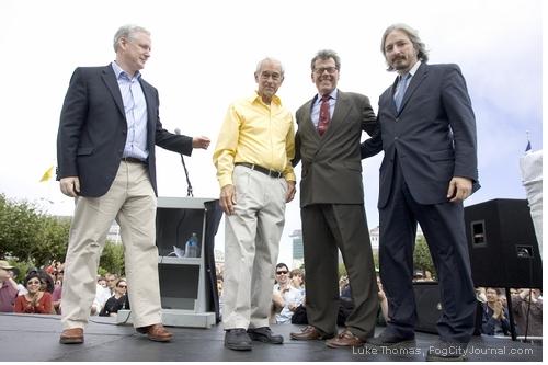 Matt Gonzalez, Tony Hall, and Ron Paul