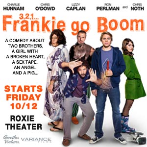 Frankie Go Boom starts Friday at The Roxie