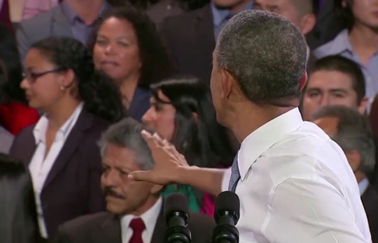 Obama speech interrupted by Bay Area immigration activists