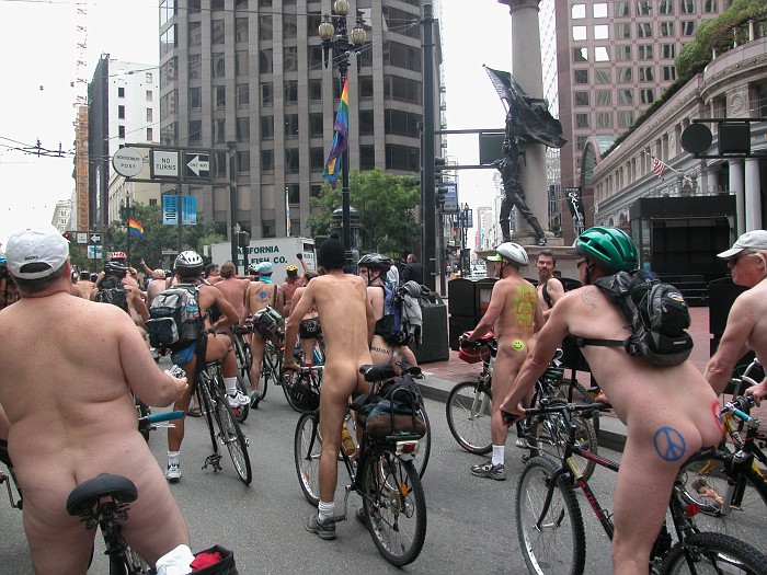 Take off your clothes! World Naked Bike Ride, spring edition