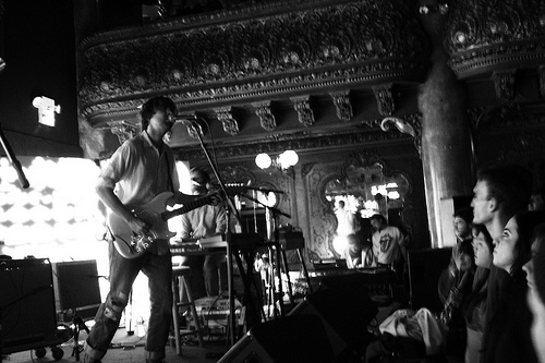 Cass McCombs greets the Great American Music Hall crowd warmly