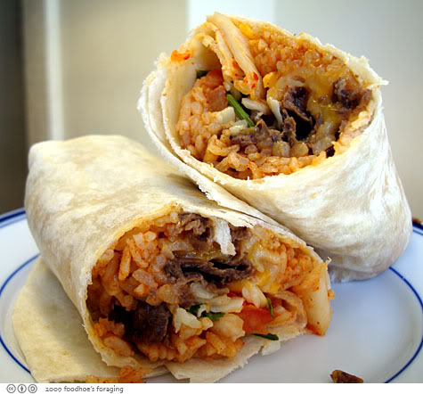 Lip-smacking kalbi burrito action at John’s Snacks and Deli