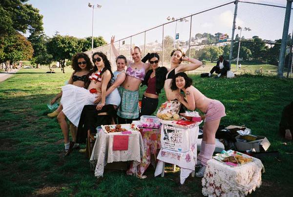 Lusty Ladies sell it (baked)  at Dolores Park
