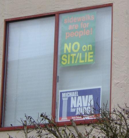 UPDATED: SF resident fights for his right to post political signs